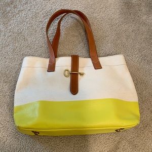 Fossil Canvas Tote